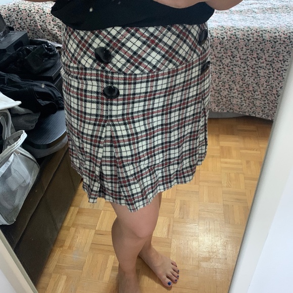 Winter tartan skirt - Picture 3 of 3